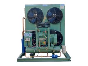 Quality Semi Hermetic 2 Stage Refrigeration Condensing Unit Air Cooled wholesale