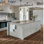 Marble Custom Kitchen Islands Center Bar Cabinet with Stone Top and Durable Door
