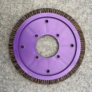 Quality Tungyang Stenter Machine Parts Brush Wheel Plastic Body Pig Hair Bristle Material Inner Dia 140mm wholesale