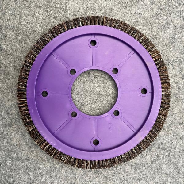Tungyang Stenter Machine Parts Brush Wheel Plastic Body Pig Hair Bristle