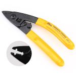 Small Size 2 Holes Fiber Optic Cable Tools Stripping Tool 165mm Length Yellow