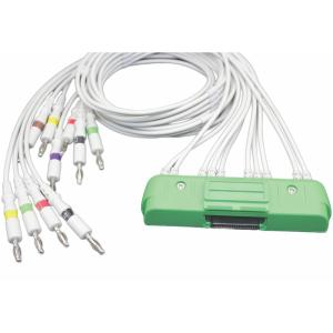 Quality Nihon Kohden Japan BR-911D ECG-9320 ECG-9522P Cardiofax V 1550K EKG Cable NK 10Lead IEC Banana 4.0 wholesale