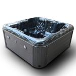 5 People Outdoor Freestanding Massage Spa Hot Tubs With Wireless Bluetooth Music