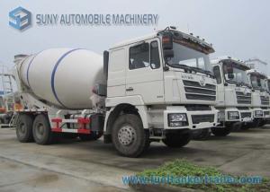China 8M3  9M3 13M3 Concrete Mixer Vechile 6X4 Shacman Delong F2000 Concrete Mixer Truck  White Red Blue on sale