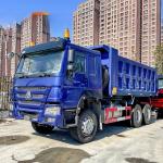 6x4 371hp 10 Wheeler Sinotruk Dump Truck , Second Hand Howo Dumper Truck
