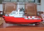 Towboat Model Ivory - White For Home Decoration Souvenir