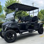 Off-Road Tire 4 Seater Golf Cart 48/60/72v Lead Acid Battery Electric Power For