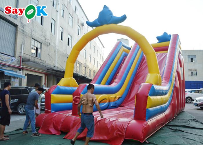 Inflatable Bounce House With Slide Large Inflatable Slide Backyard Kids Commercial Playground Inflatable Water Slide
