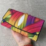 Thailand Authentic Stingray Skin Women's Card Holders Wallet Genuine Leather