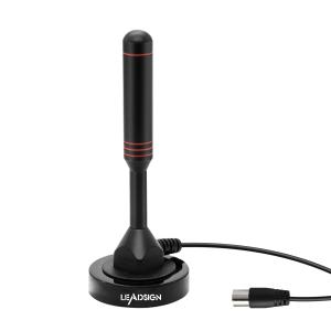 Quality Leadsign Digital Indoor Outdoor TV Antenna with Magnetic Base and 16.5 feet Long Cable TV Aerial for 50 Mile Range wholesale