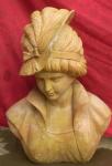 Lady Marble bust statue