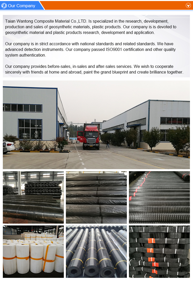 Embankment Construction Steel-Plastic Welding Geogrid with 50Kn/m Tensile Strength