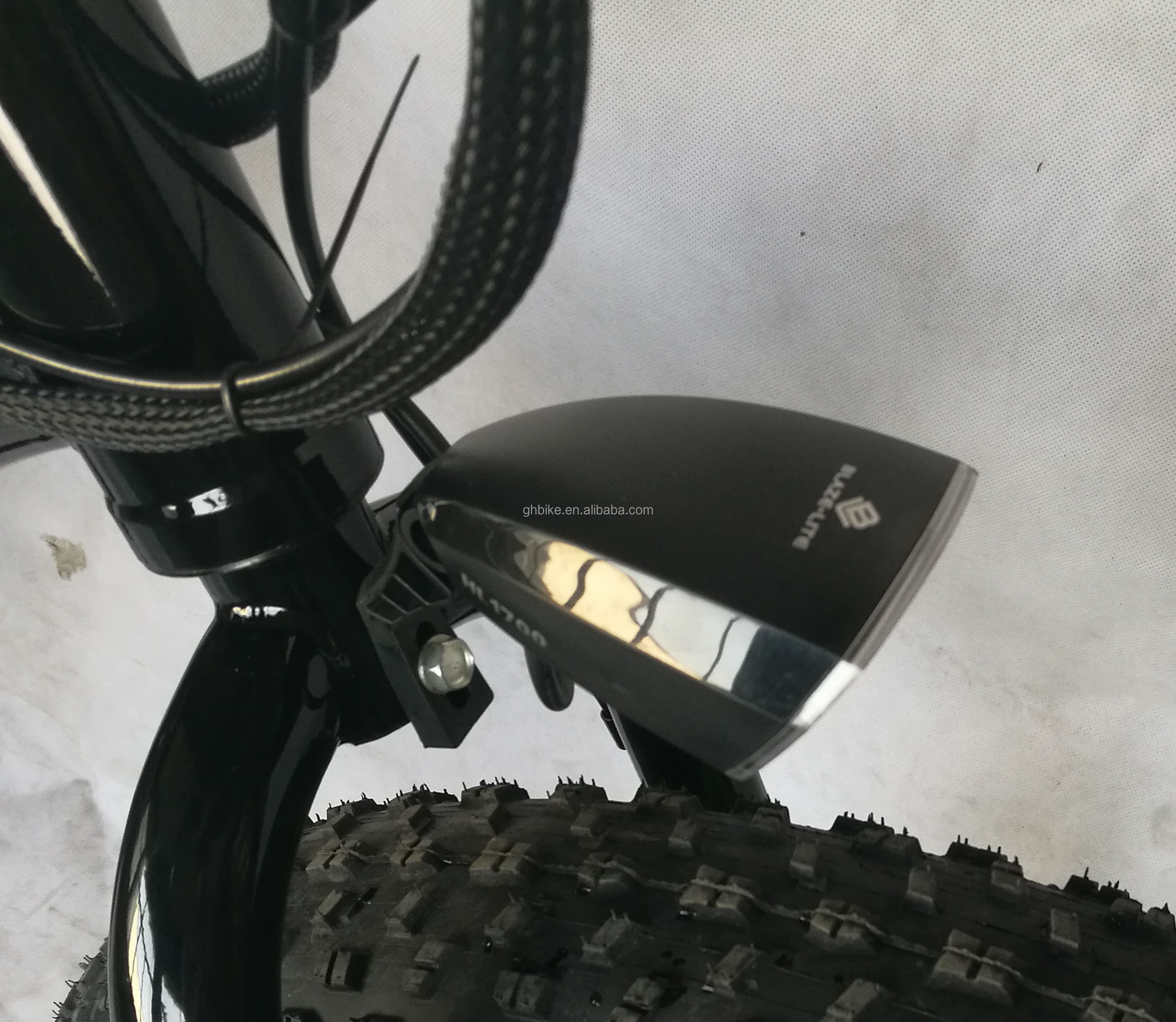 26inch Hi-Ten Steel Frame 48V 500W 10.4AH Chinese Snow Fat Tire Mountain Electric Bike