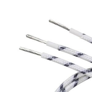 Quality 305m/roll 26AWG UL3172 Fiberglass Braided Silicone Wire wholesale