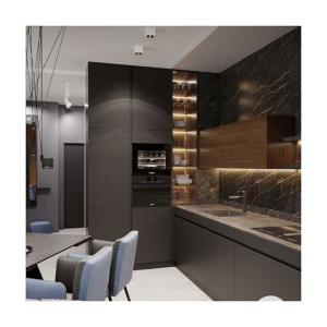 Quality Melamine Board Carcase Glass Rustic Modern Style PVC Classic Design Kitchen Hanging Cabinets wholesale
