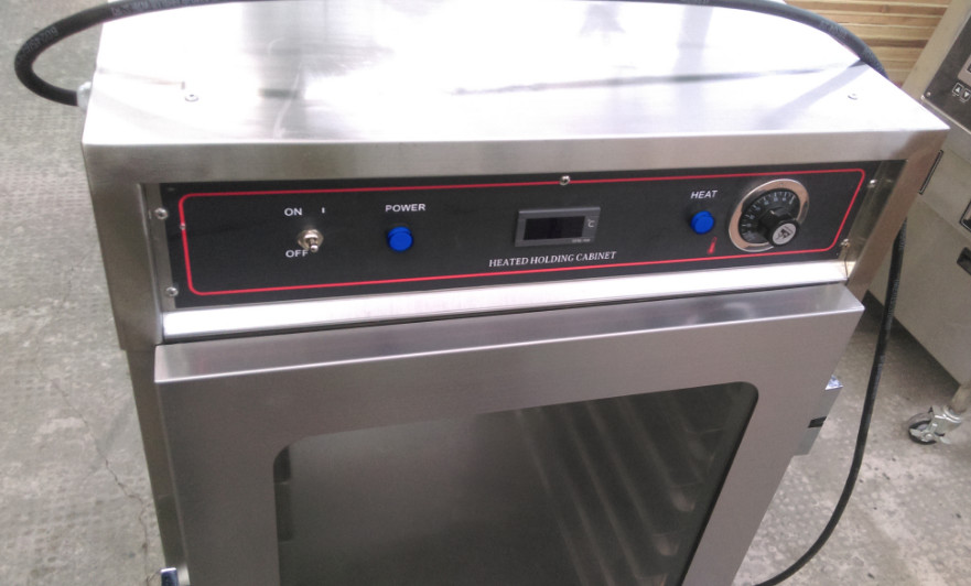 7 Trays Electric Glass Door Two Side Open Commercial Food Warmer Holding Cabinet