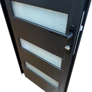 Quality Customized Aluminium Hinged Doors with Casmenet Opening and Double Tempered Glass wholesale