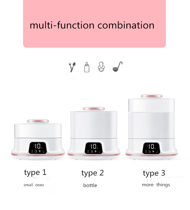 Eco Friendly Baby Bottle Sterilizer With Big Capacity Contain 6 Bottles