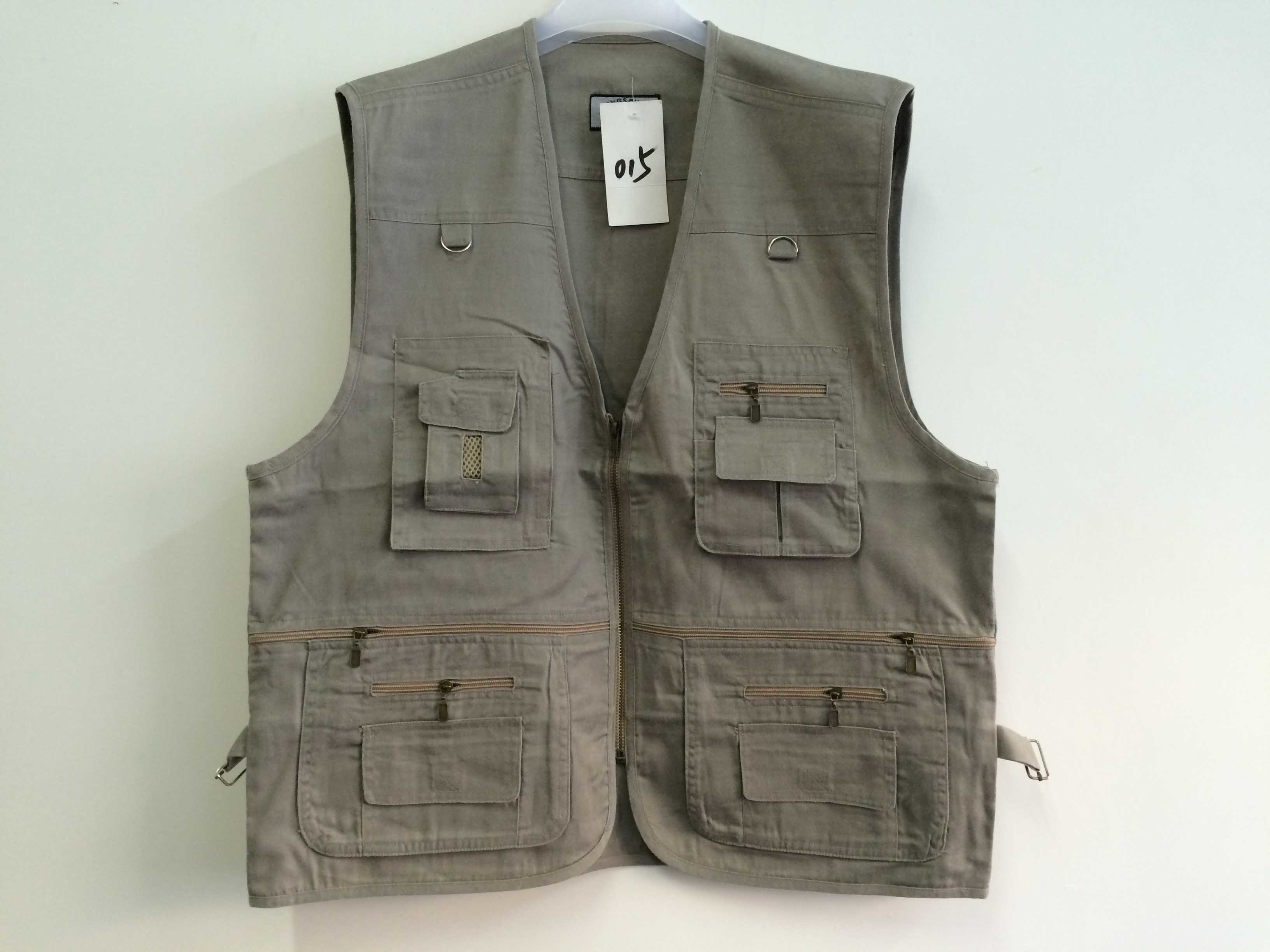 vest, waistcoat, polyester washed fabric, weeding vest, weeding waistcoat, S-3XL, 4 colors: black, blue, green & beige