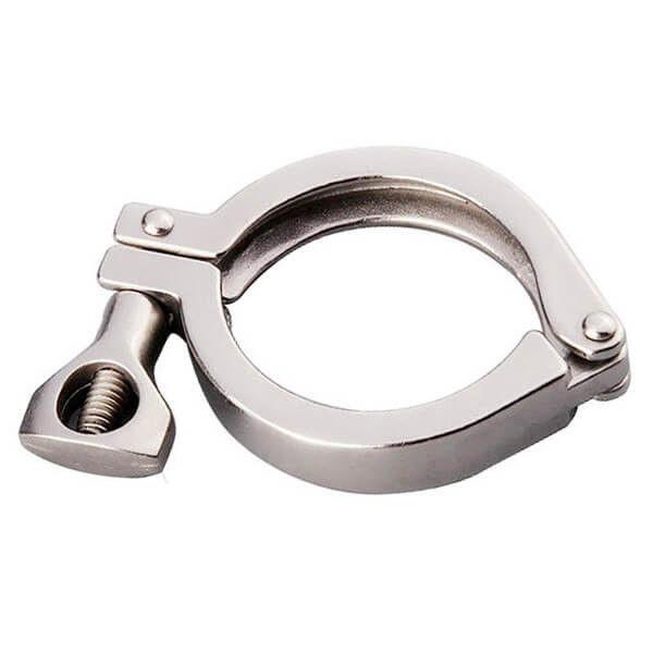 Heavy Duty Pipe Sanitary Tri Clamp Fittings DIN ISO 3A SMS Standard With Highly