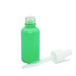 15ml 30ml Matte Green Blue Boston Dropper Bottles