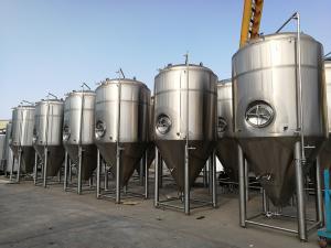 Quality Vertical Jacketed Fermentation Tank Bright Beer Conical Beer Fermenter 3000L wholesale