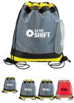 210D pu edge polyester sport gym backpack promotional outdoor activities