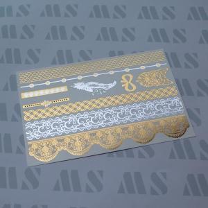 Quality Flash gold foil tattoo. wholesale