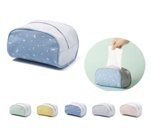 Quality Colorful Desktop Canvas Tissue Bag Tissue Box Logo Customized wholesale