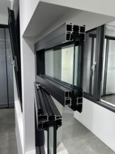 Quality Casement Window Aluminum Frame 10mm Glass Fiberglass Screen Noise Reduction Technology wholesale