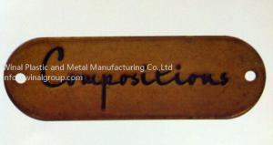 Quality Apparel onlays L88mm*W29mm,zinc alloy,ancient copper,size &amp; finish can be OEM produced. wholesale
