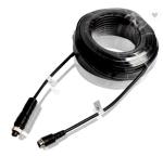 Male To Female Car Rear View Camera Extension Video Cable