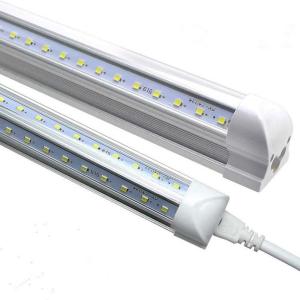 Quality V-Shape T8 LED Tube Light with US/EU Plug, Milky/Frosted/Clear Cover, Ra&gt;95, 120LM/W wholesale