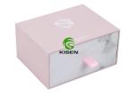 High End Exquisite Cardboard Jewelry Gift Boxes Biodegradable Light Pink Color