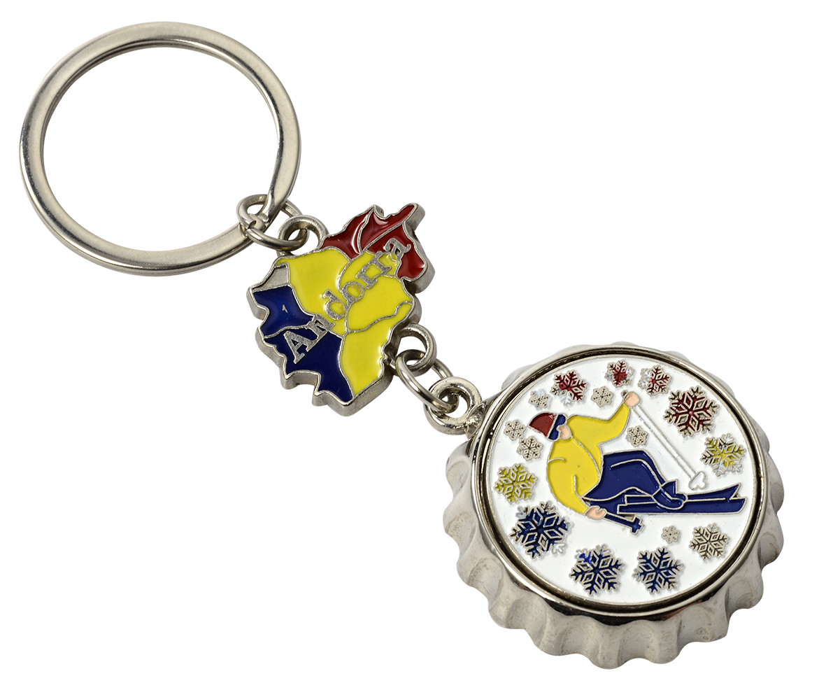 Customized Shape Functional Keychain Adorable Metal Keyholder Lightweight