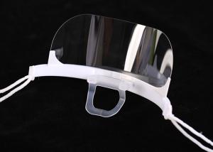 Quality 5 Pieces Transparent Plastic Mouth Visor Oil Proof for Chef wholesale