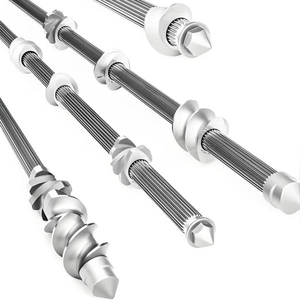 Involute Spline Shaft 58 MC Cold Rolling Spine Shaft Spare Parts For Twin Screw