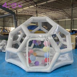 Quality Inflatable Dome Bubble Tent Transparent Camping Inflatable Football Bubble Tent With Balloon wholesale