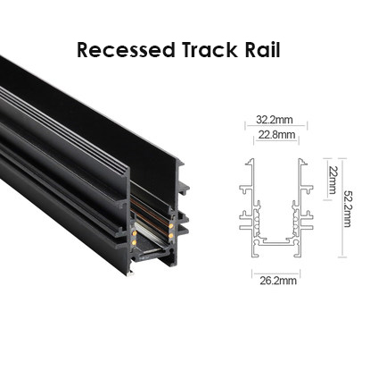 48VDC Magnetic LED Track Light For Retail Store / Hotel / Restaurant