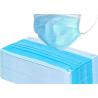 Buy cheap Non Irritating 3 Ply Disposable Face Mask , Hypoallergenic Disposable Blue Mask from wholesalers