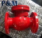 cast iron metal seal GG25 flanged check valve