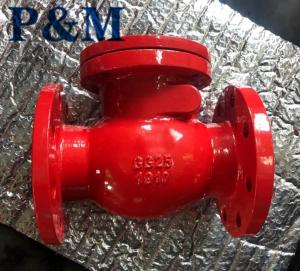 Quality cast iron metal seal GG25 flanged check valve wholesale