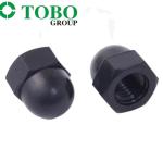 TOBO customized Stainless Steel Zinc Black Hex Acorn Cap Dome Nut Din1587