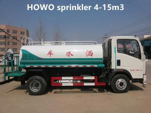 Quality 4 Ton 4m3 Construction Water Truck 4000 Liters HOWO Water Container Truck wholesale