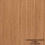 Cherry Wood Veneer Fancy Panels Straight Grain 0.18-0.6mm Thickness Customized