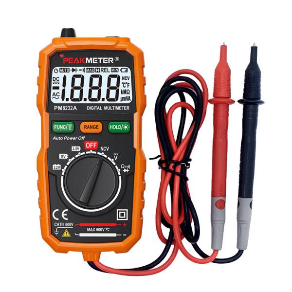 1.5V 9V 12V Battery test Portable mini Auto Range Digital Multimeter NCV
