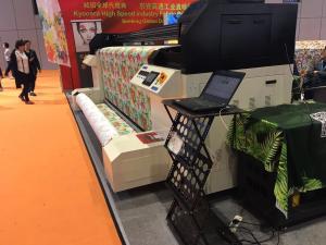 Quality Cotton / Linen / Polyeter Fabric Printer Machine With Continous Ink Supply wholesale