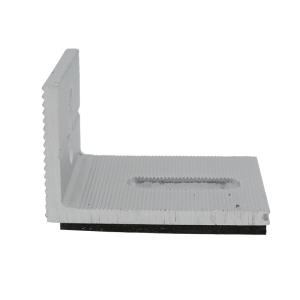Quality ISO Metal Corner Brackets Textured Finish Aluminum Corner Brace wholesale