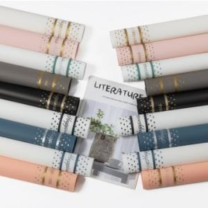 Quality Waterproof flower packaging paper flower shop materials small beautiful Korean paper bouquet flower paper rose packaging material paper wholesale