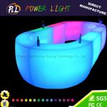 Illuminated Palstic LED Round Bar Section